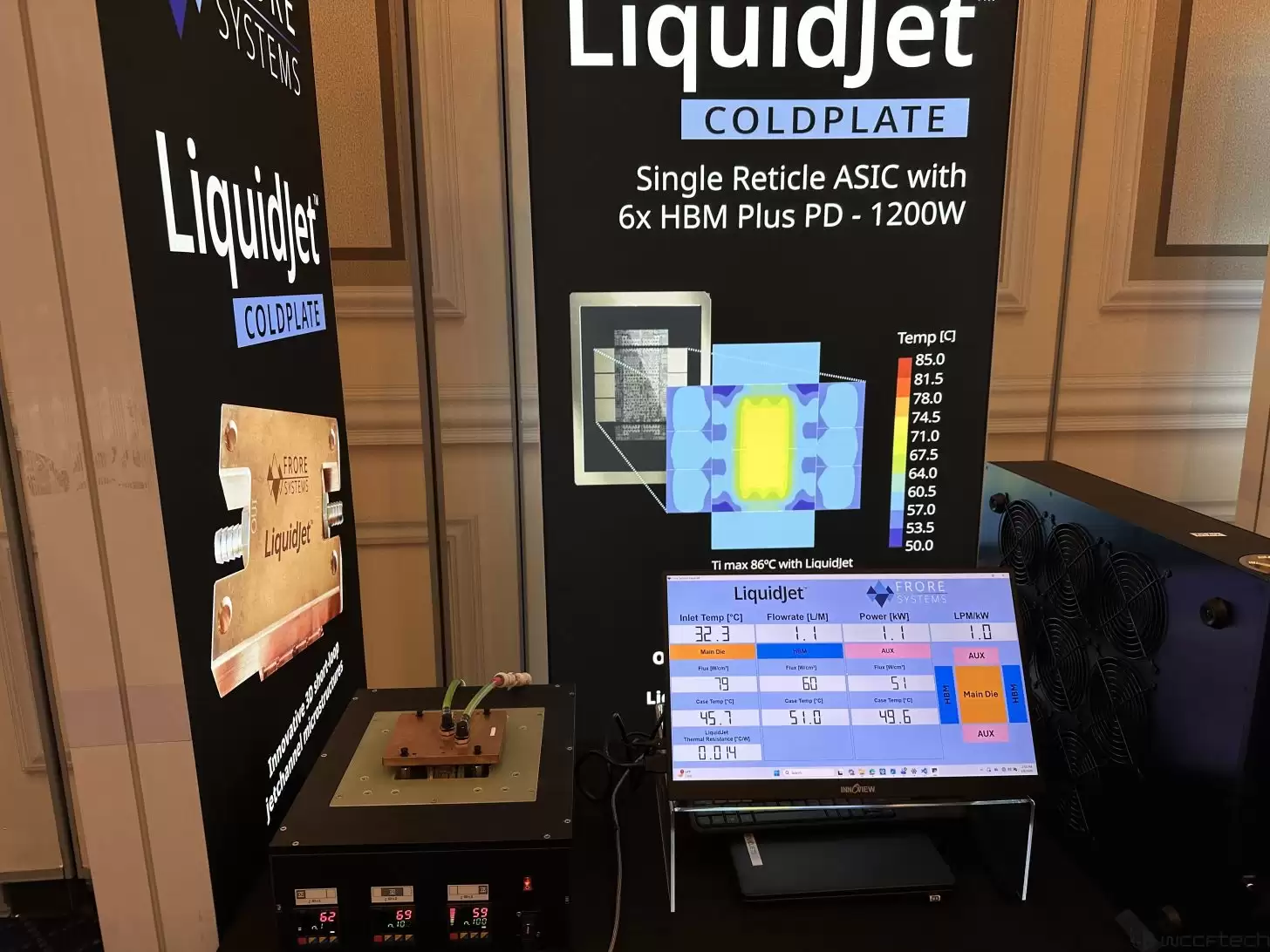 Frore 展示 LiquidJet 散热方案，为英伟达 Rubin GPU 压制 1950W 高温