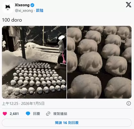 XIxeong创作爆发:百款Doro雪人萌翻玩家