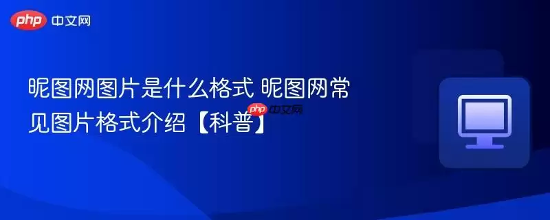 昵图网图片是什么格式 昵图网常见图片格式介绍【科普】