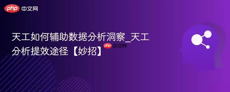 天工如何辅助数据分析洞察_天工分析提效途径【妙招】