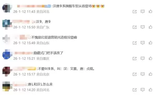 比亚迪9系征名大战!大汉大唐VS汉9唐9:网友争论不休