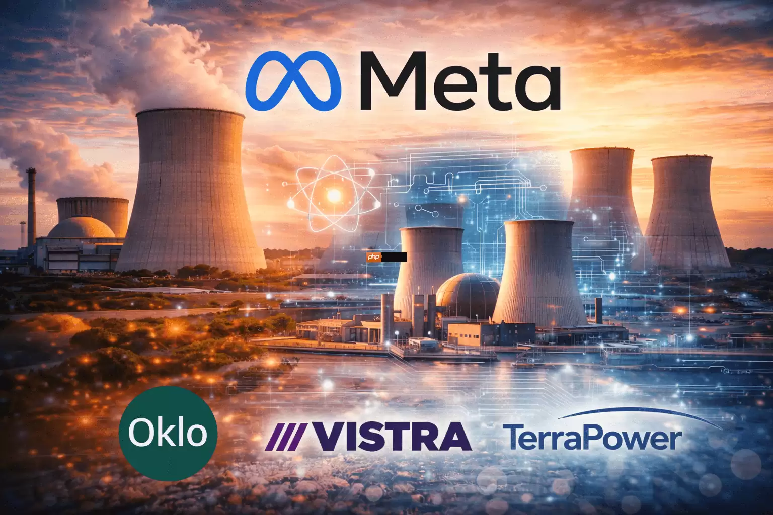 Meta签署20年核电长约 携手三家公司布局美国核能供电