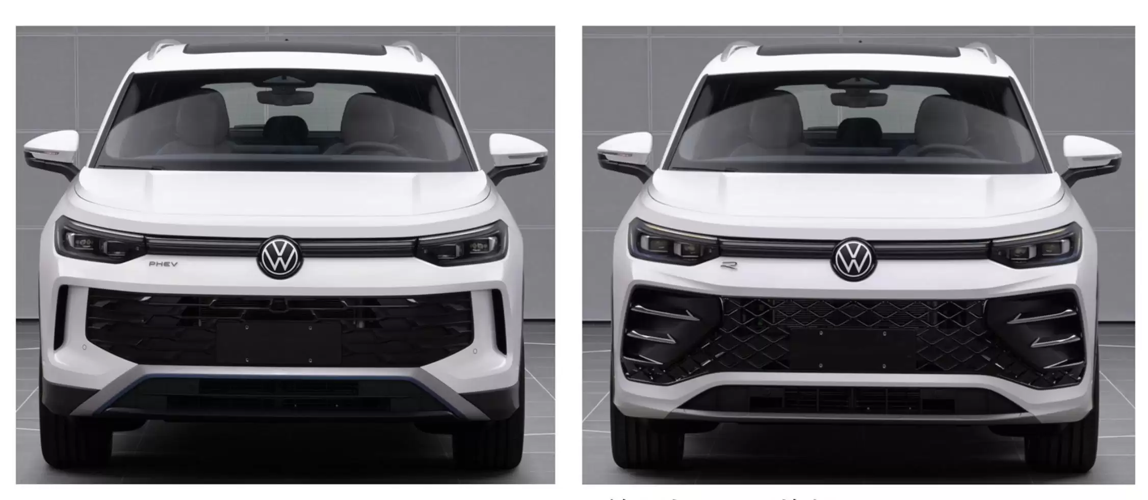 两种外观 一汽-大众探岳L PHEV插混中型SUV申报