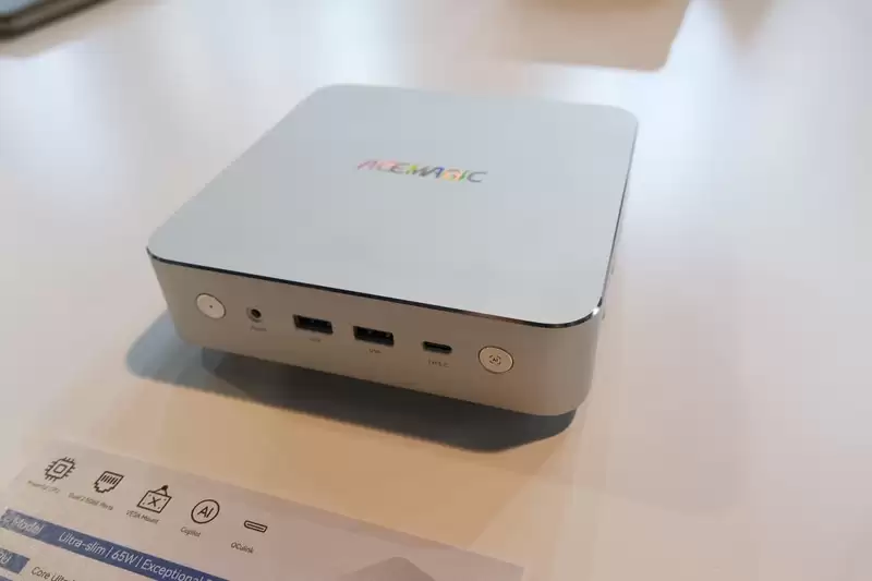 ACEMAGIC 阿迈奇展示“致敬”PS1 的复古迷你主机，搭载 Gorgon Point 处理器