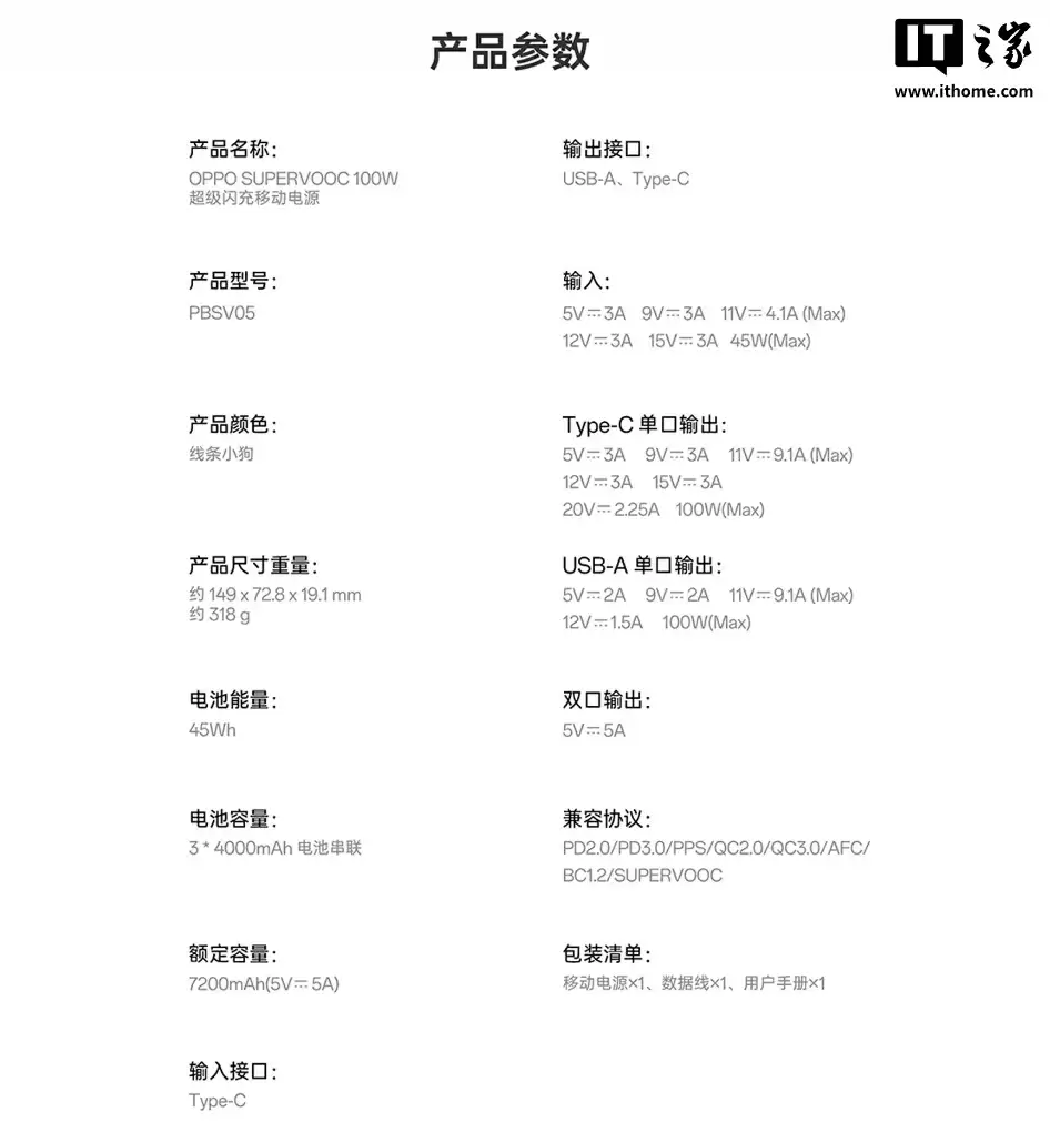 OPPO 马年限定配件 100W 超级闪充移动电源亮相：限定外观、可上飞机，249 元