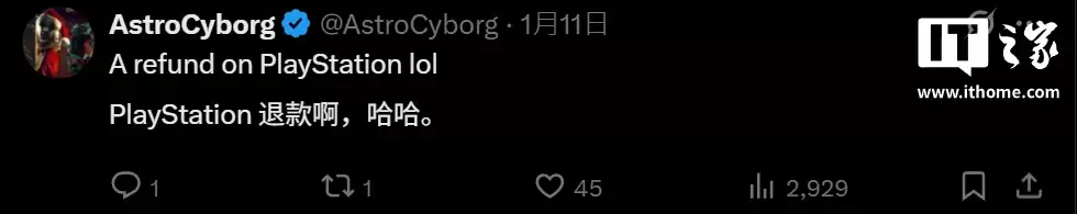 索尼 PS5 独占游戏《Code Violet》大量差评，玩家质疑搞独占是怕退款