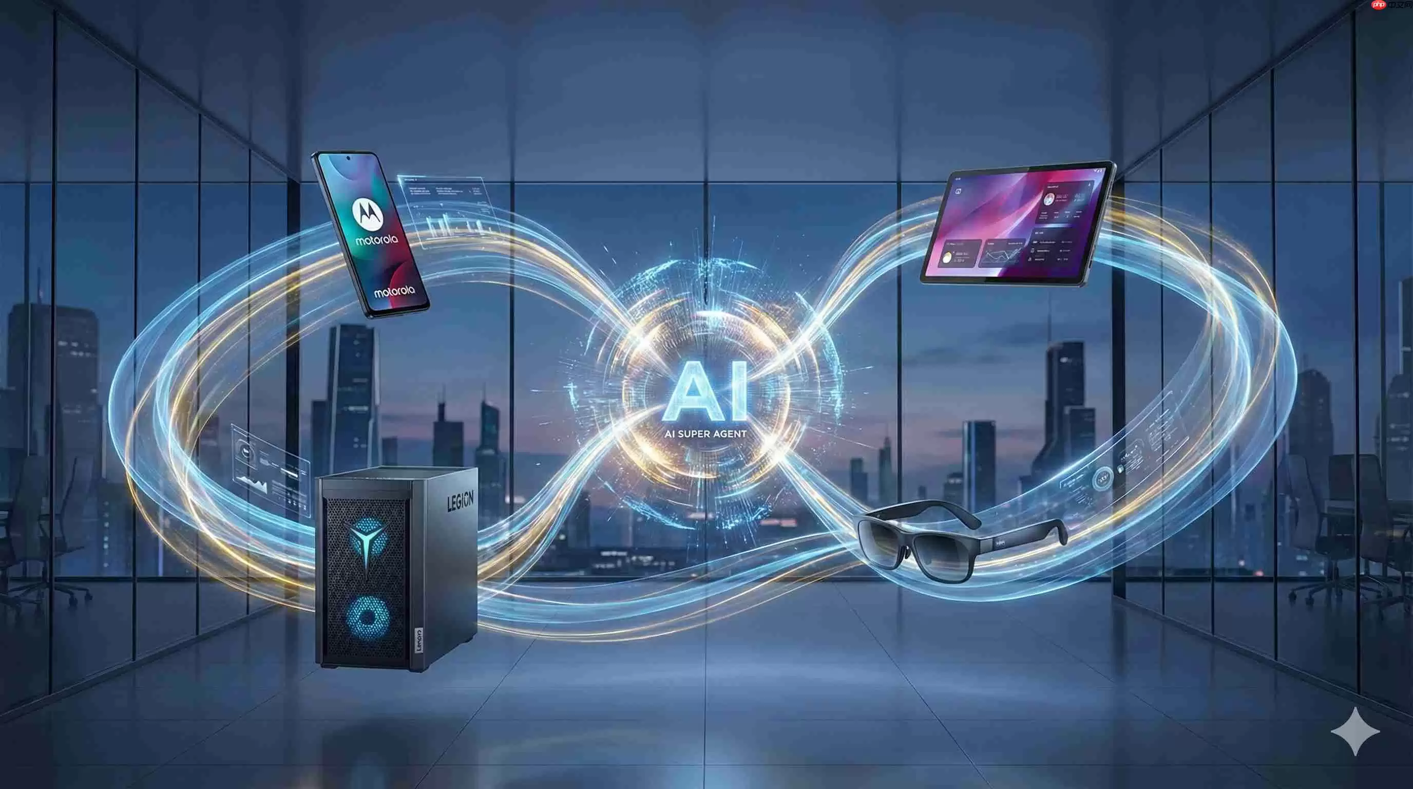 联想CES祭出AI大招:超级智能体硬刚豆包