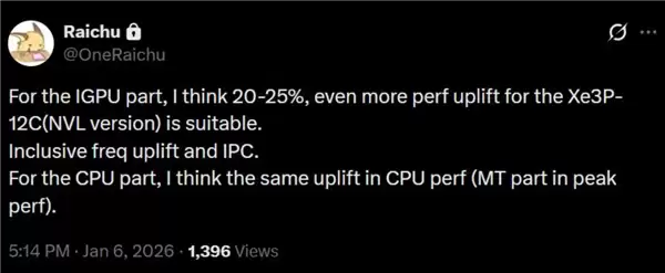 AMD与Intel核显争霸:Nova Lake将携Xe3P架构挑战性能巅峰
