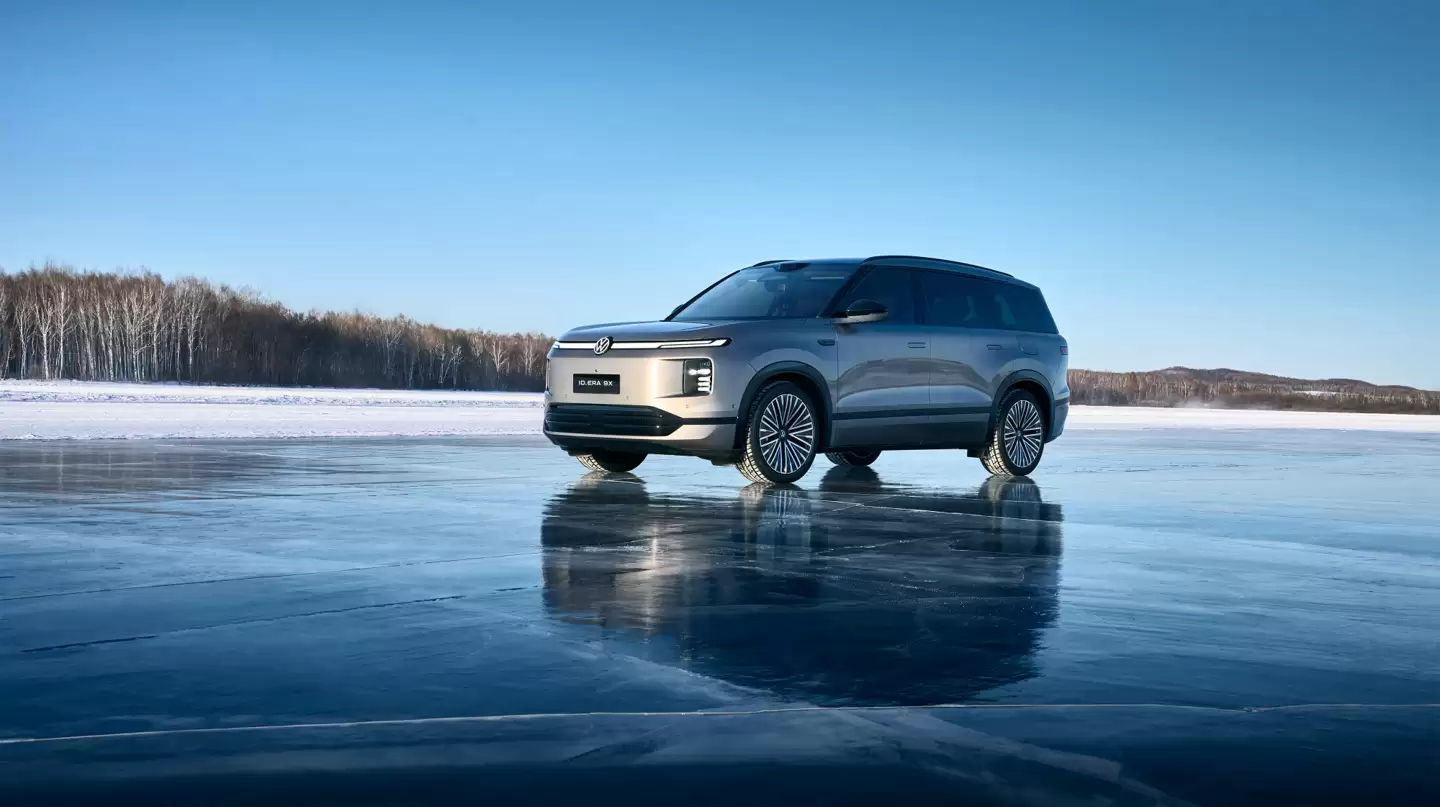 上汽大众 ID.ERA 9X 冬测图公布，大众品牌最大 SUV