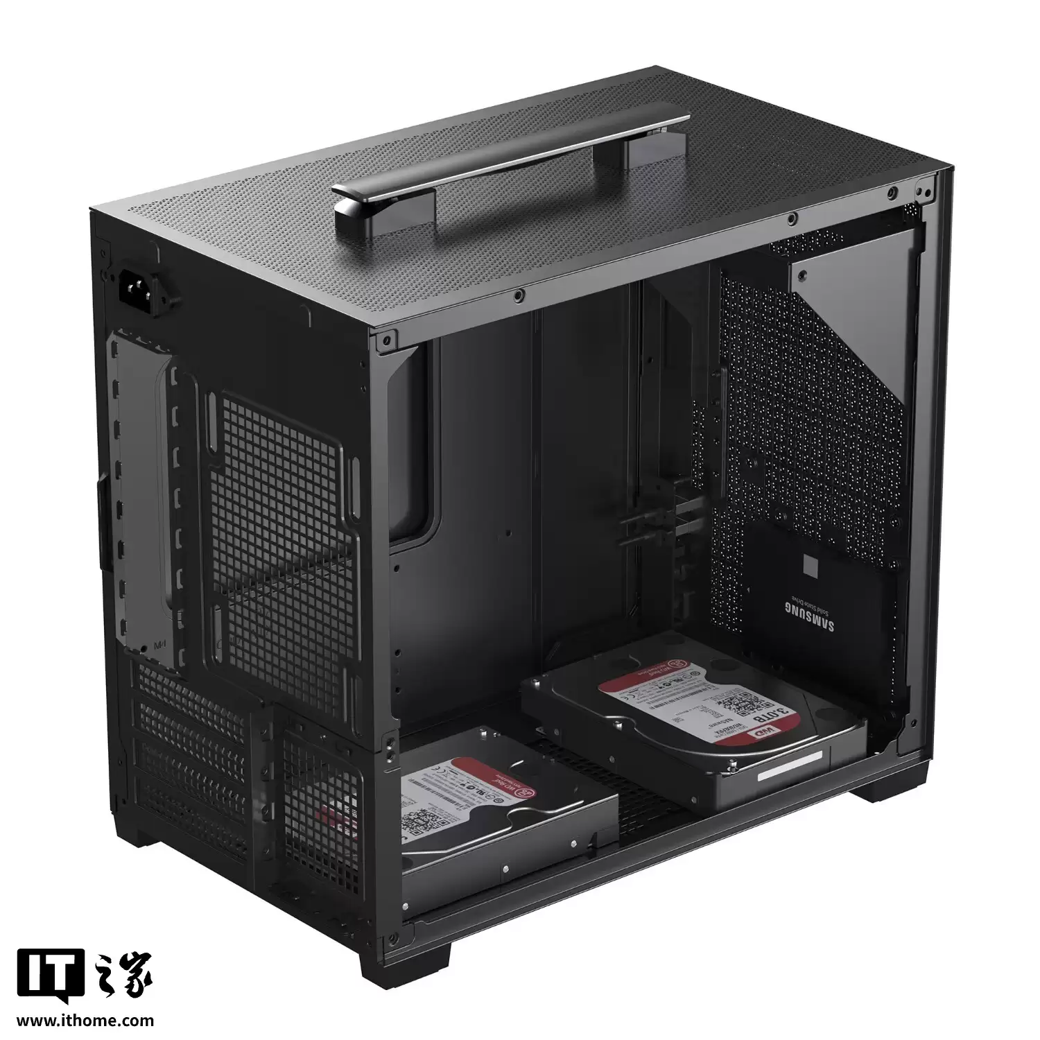 影驰上架金属大师 T240 机箱：提供便携加固提手、支持 178mm 风冷 / 240mm 水冷，189 元