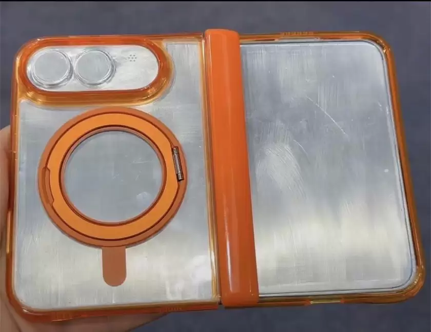 苹果iPhone Fold手机壳金属磨具曝光 横向双摄设计