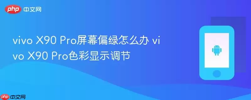 vivo+X90+Pro屏幕偏绿怎么办+vivo+X90+Pro色彩显示调节