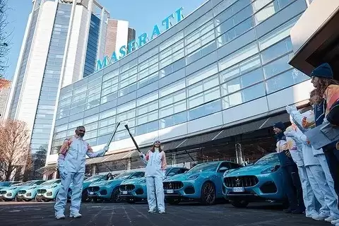 玛莎拉蒂迎冬奥火炬 推Grecale Cristallo特别版