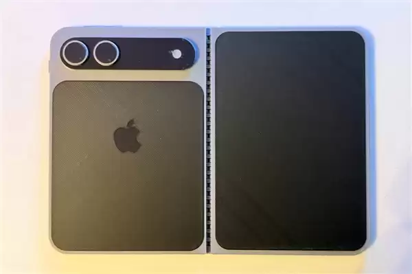 首款真全面屏iPhone!苹果折叠屏iPhone Fold渲染图出炉