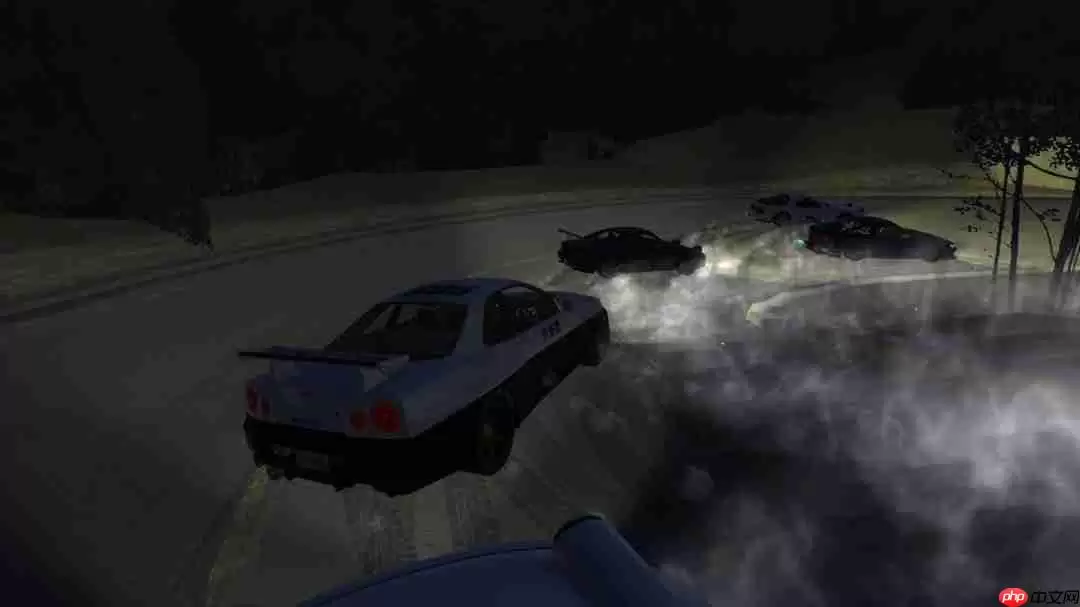 在秋名山上狂飙! Steam喜加一:多人竞速游戏《Initial Drift Online》