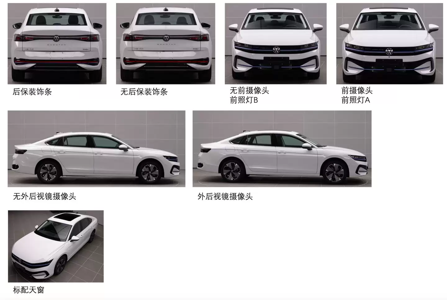 纯电续航里程 127 公里,全新大众迈腾 PHEV 申报
