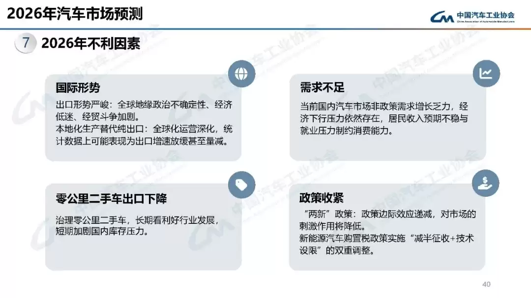 中汽协预计 2026 年中国汽车总销量 3475 万辆，同比增长 1%