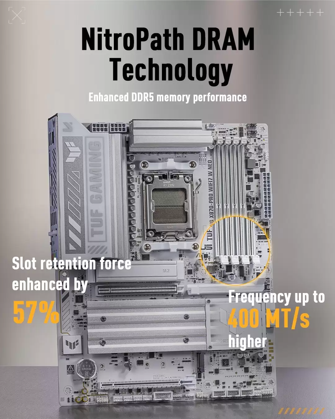 华硕TUF主板首发NitroPath技术提升超频与耐用性