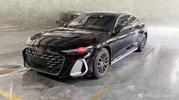 国产新一代奥迪A6L无伪装实拍图曝光 明年一季度上市