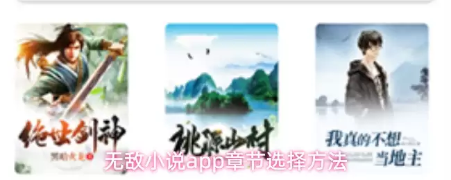 无敌小说app章节选择方法