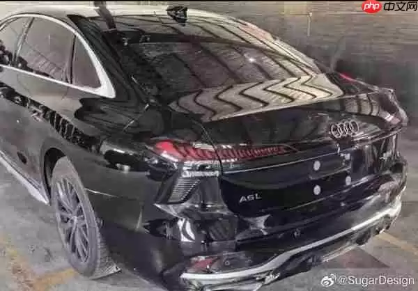 国产新一代奥迪A6L无伪装实拍图曝光 明年一季度上市