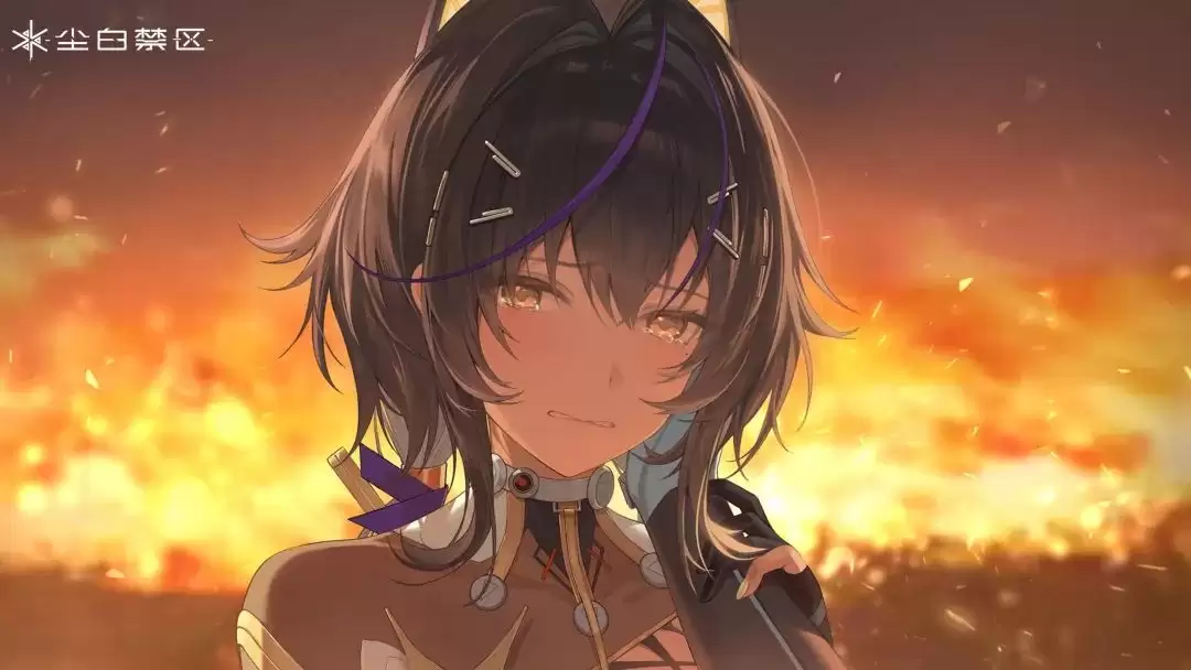 尘白禁区释出新壁纸《倦怜私心、池影摇情》，演繹少女情思与战斗意志交织