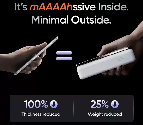 真我首款10000mAh手机来了!真我P4+Power上架:淘汰充电宝