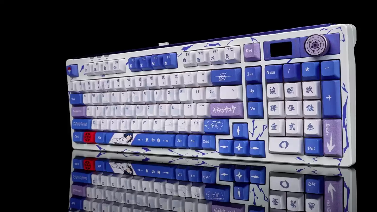 瓦尔基里推出《火影忍者疾风传》联名 VK99 双模磁轴键盘,到手价 594.15 元