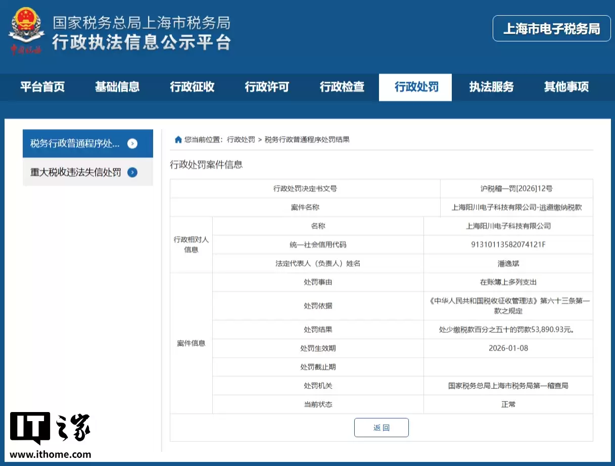 EDG 电竞俱乐部关联公司逃避缴纳税款被罚 5 万余元