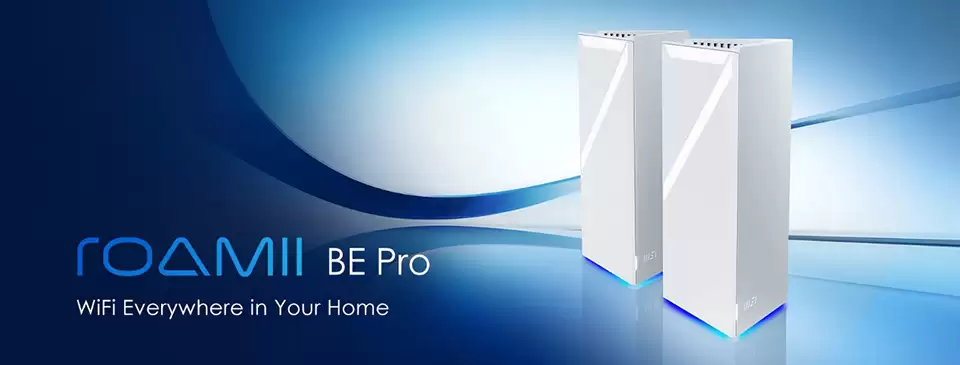 微星推出 Roamii BE Pro Mesh 系统，BE10800 无缝组网