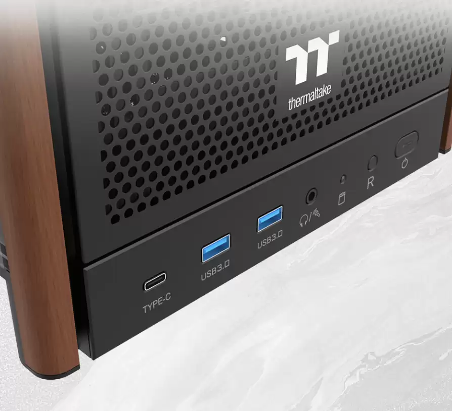 曜越钢炼 S370 WS 机箱上架:木纹装饰前面板、预装 4 把 120mm 风扇,黑白双色均 299 元