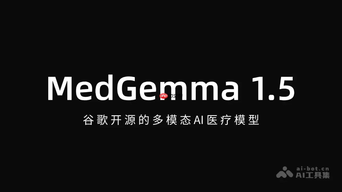 MedGemma 1.5— 谷歌开源的多模态AI医疗模型