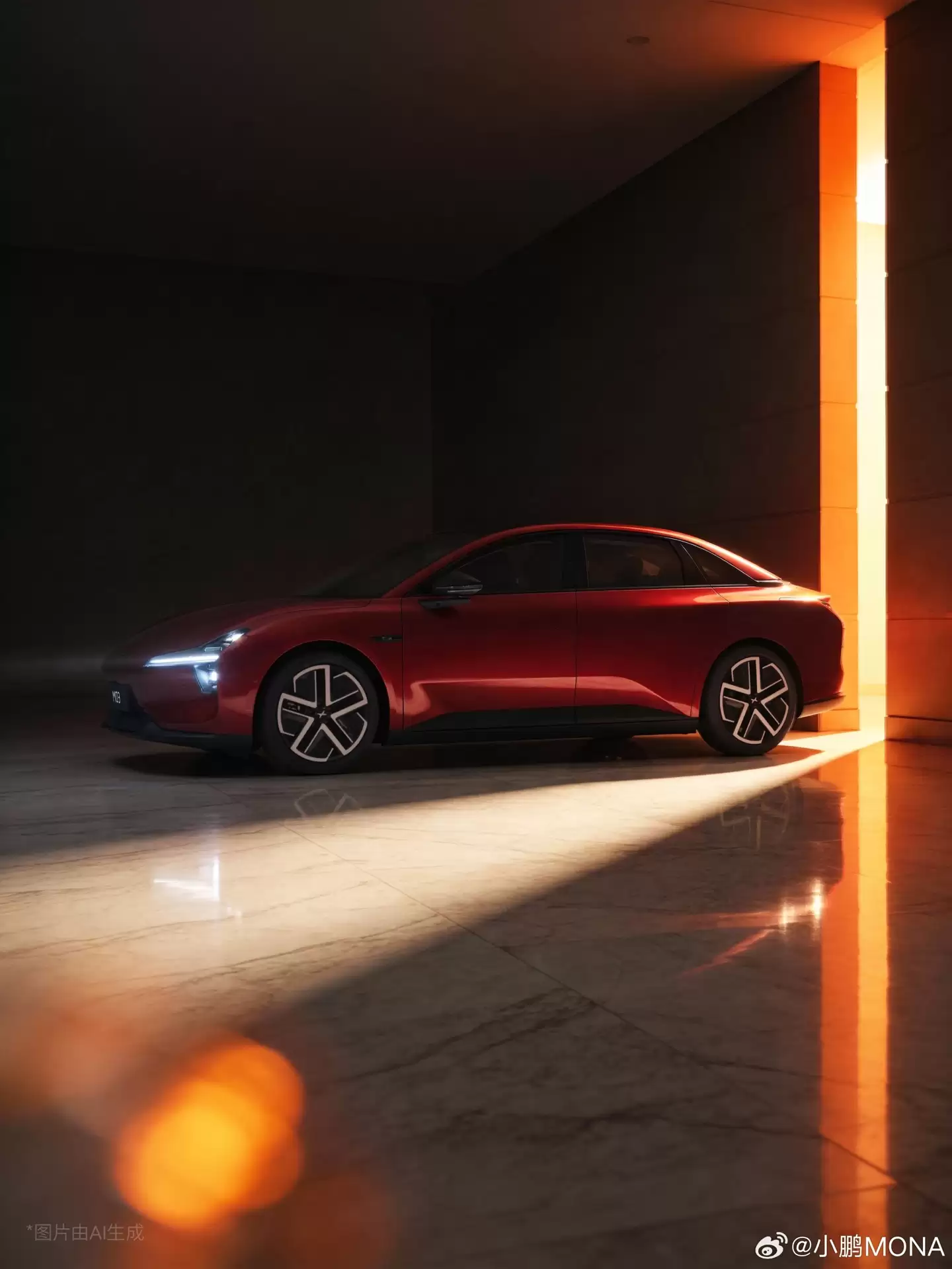 现款 11.98 万-13.98 万元，小鹏 MONA M03 推出官方改色“车厘子红”