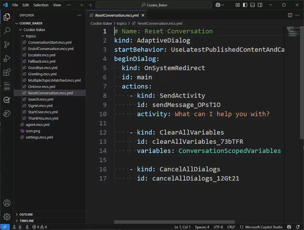 微软发布VS Code Copilot Studio扩展,助力AI智能体开发