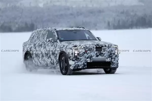 纯电版库里南来了!劳斯莱斯全新SUV谍照曝光