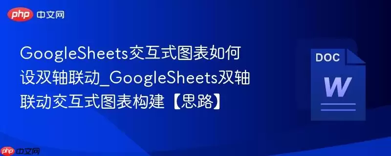 GoogleSheets交互式图表如何设双轴联动_GoogleSheets双轴联动交互式图表构建【思路】