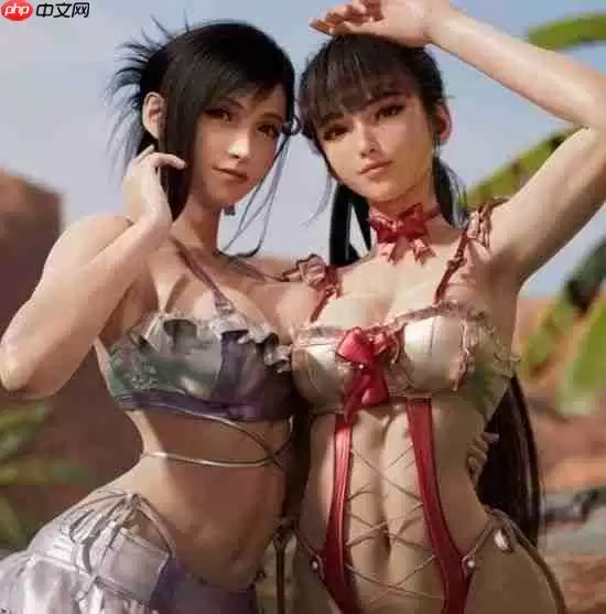 蒂法和伊芙3D美图欣赏 两人相偎吸引众人眼球