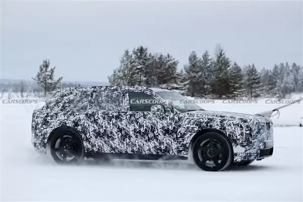 纯电版库里南来了!劳斯莱斯全新SUV谍照曝光