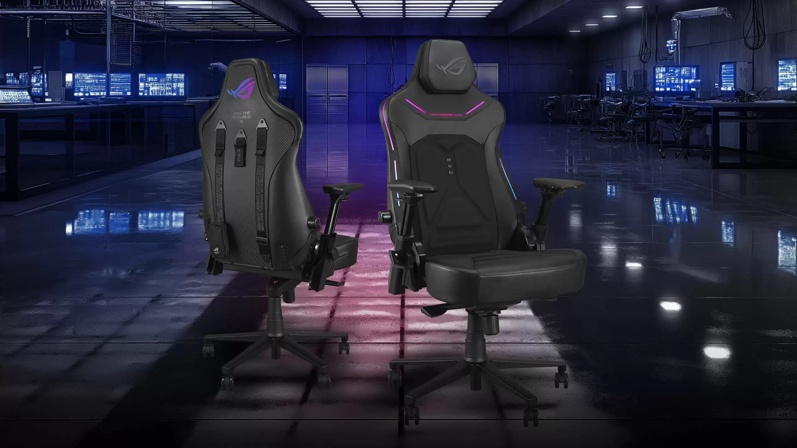 华硕推出 ROG Courser 系列电竞椅，可选含隐藏式 RGB 灯效系统版本