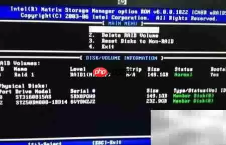创建Intel RAID简易指南
