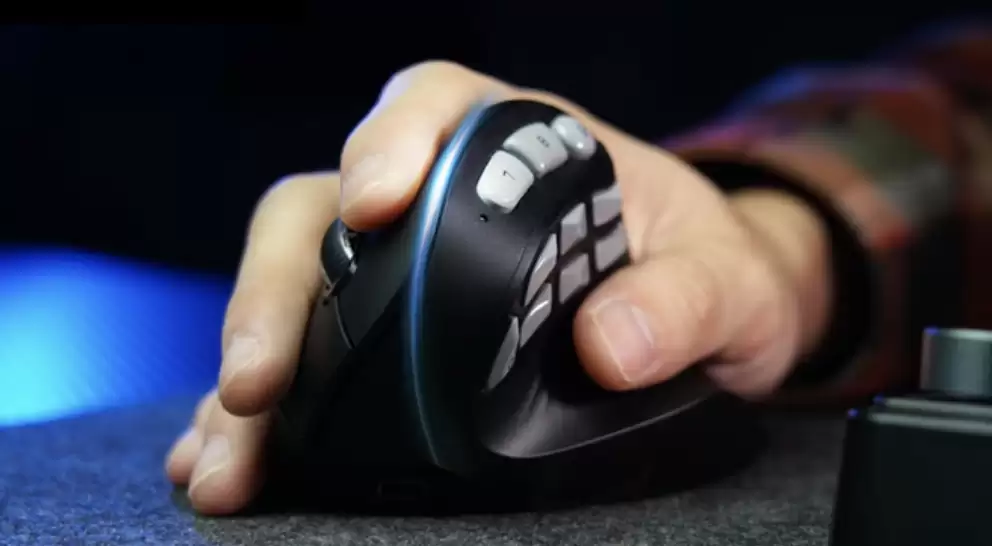 自带7个侧键的人体工学鼠标,SOLAKAKA E9 Pro现身众筹平台