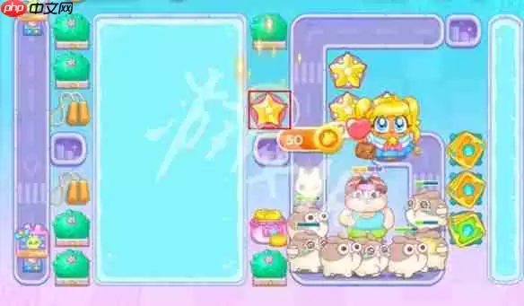 保卫萝卜4变身0糖少女第66关怎么过-保卫萝卜4变身0糖少女第66关攻略