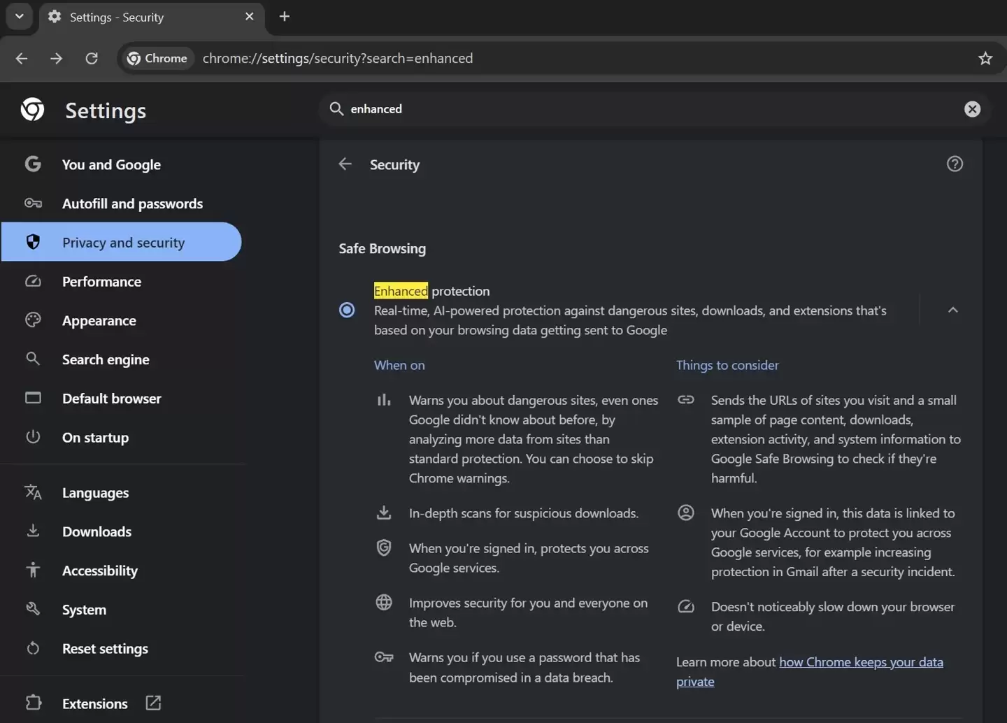 谷歌Chrome允许用户关闭安全功能中的端侧AI模型