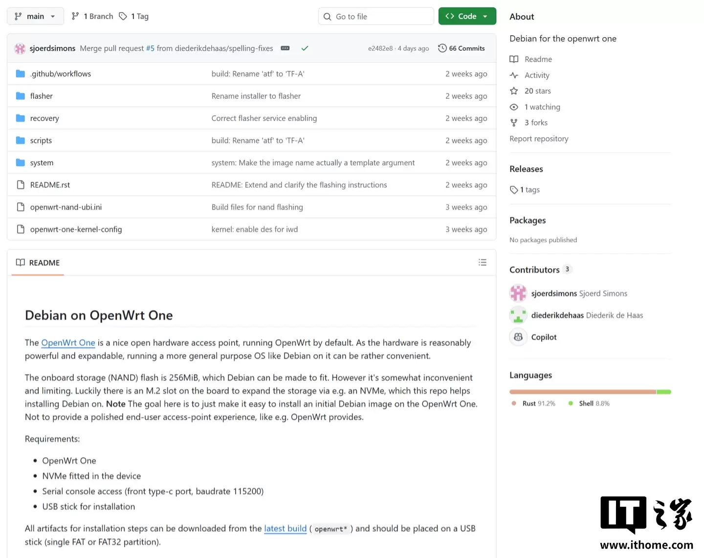 将路由器化身轻量级服务器，OpenWrt One 现已支持安装 Debian 系统
