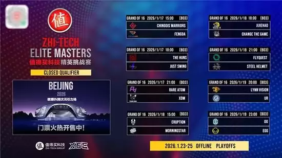 ▲ZEM预选赛赛程