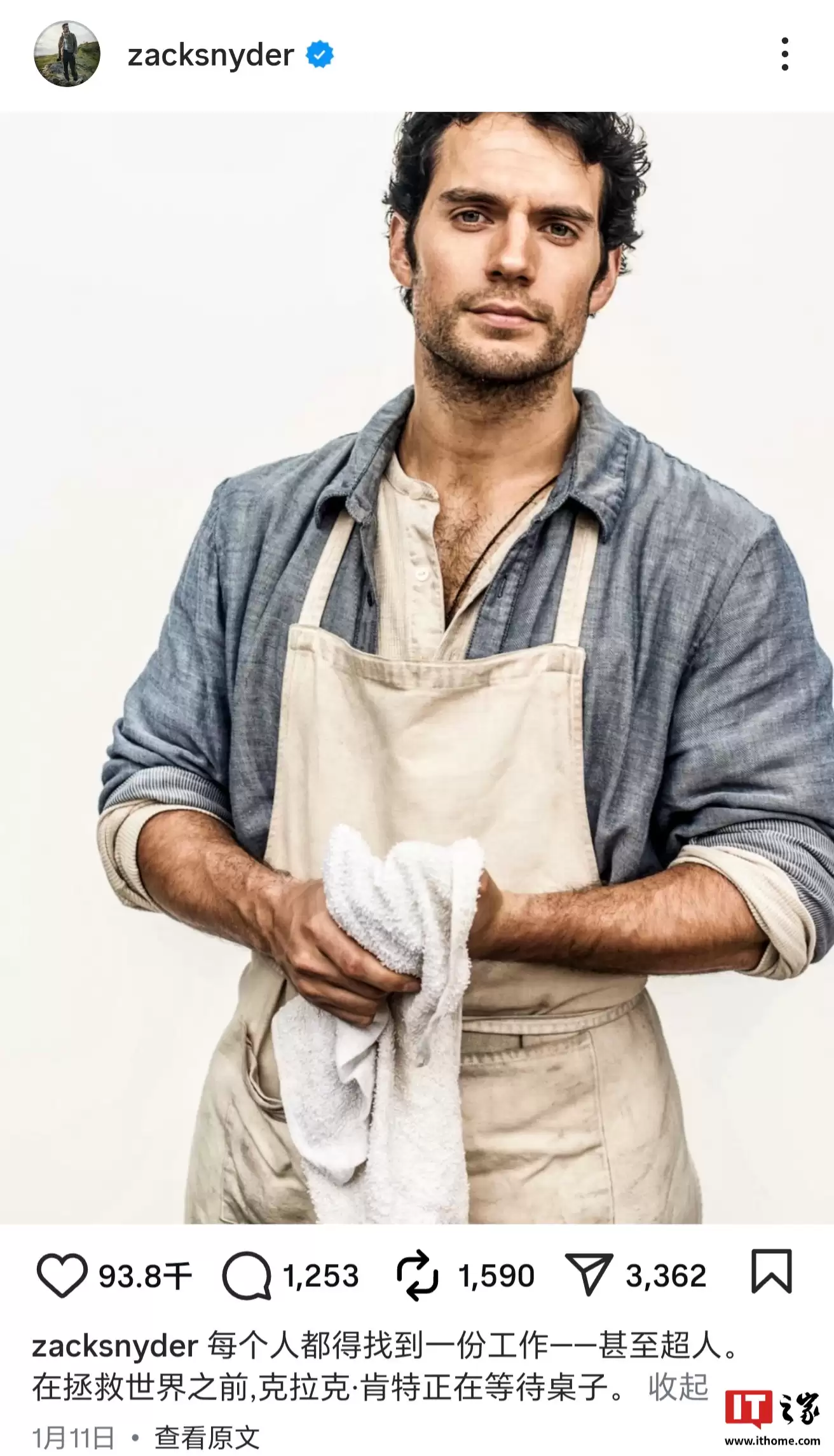 DCEU 遗产:扎克·施奈德导演释出亨利·卡维尔版《超人》《正义联盟》未公开剧照