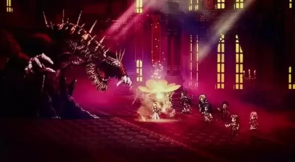 八方旅人2Boss最终技能神之冲击效果