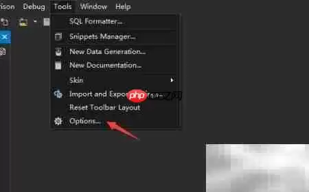 dbForge MySQL打印网格开启方法