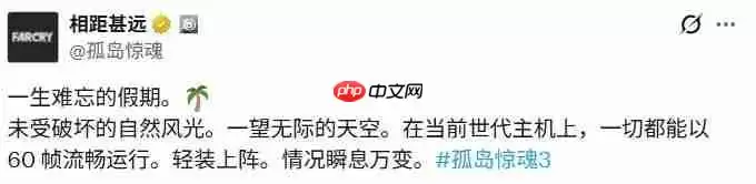 《孤岛惊魂3》PS版获60帧免费更新 1月21日上线