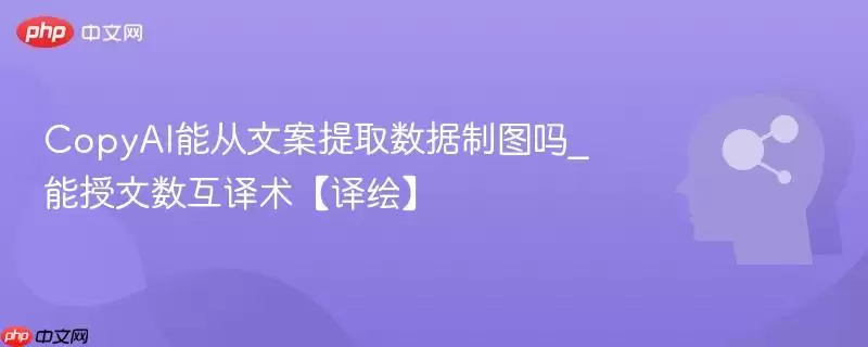 CopyAI能从文案提取数据制图吗_能授文数互译术【译绘】